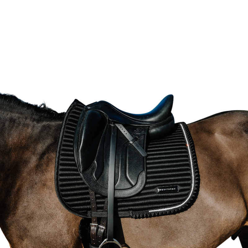 Equithème - Tapis de dressage Glam noir
