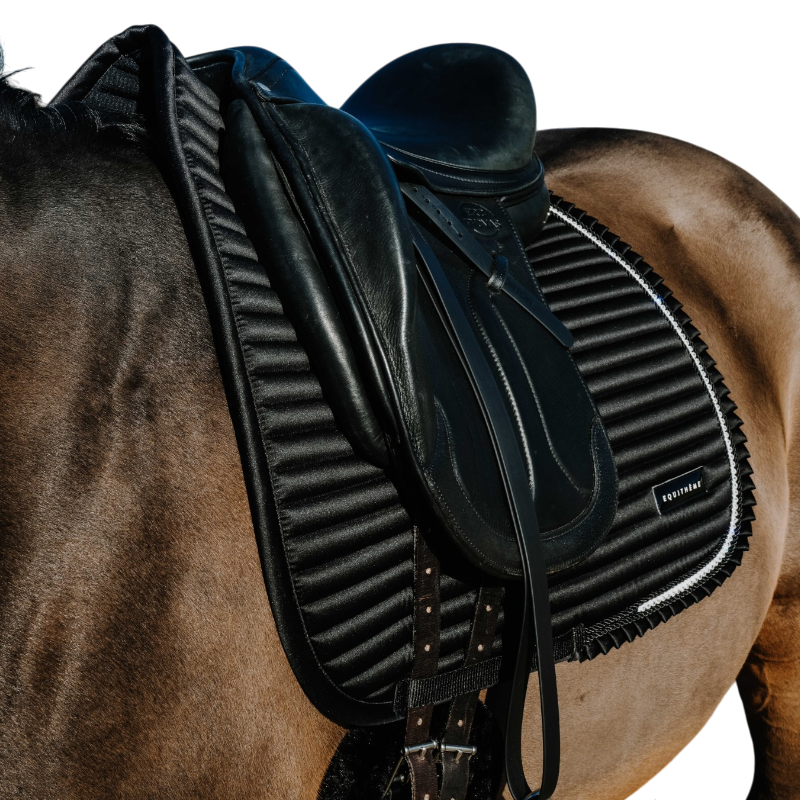 Equithème - Tapis de dressage Glam noir