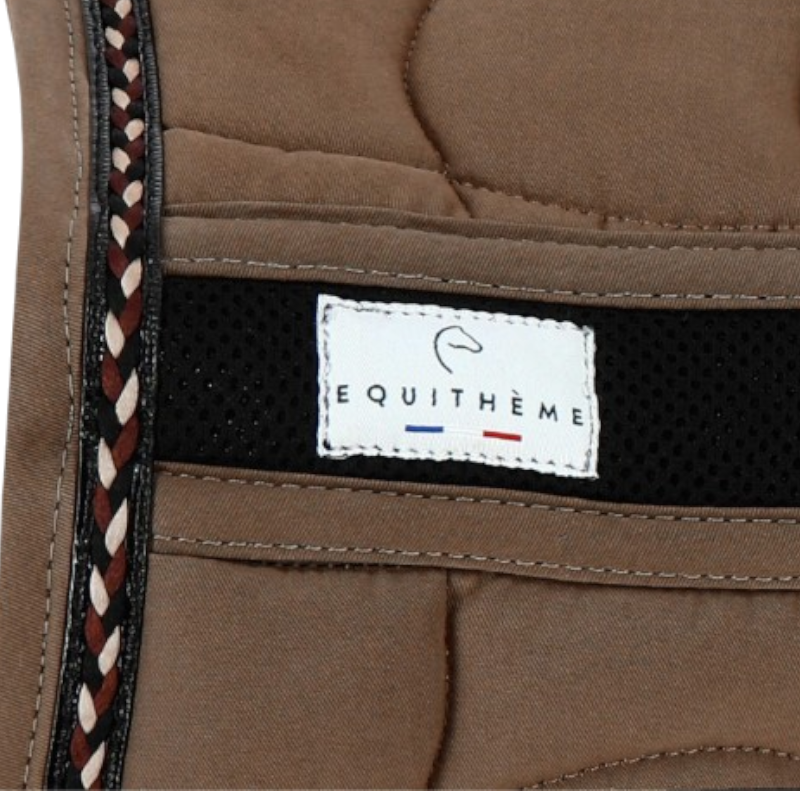 Equithème - Tapis de selle Hunter camel