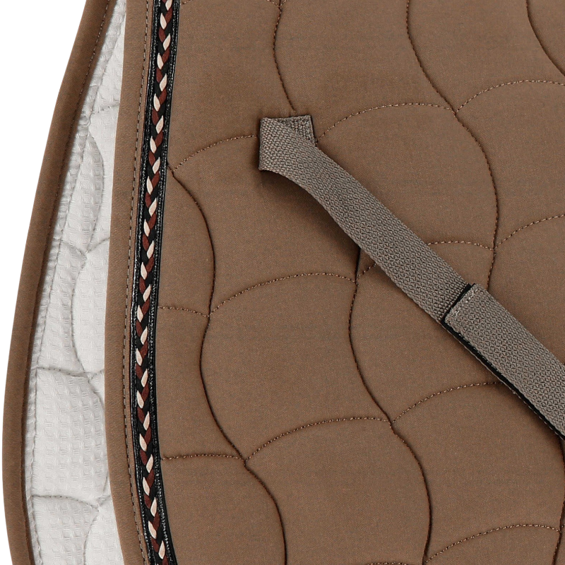 Equithème - Tapis de selle Hunter camel
