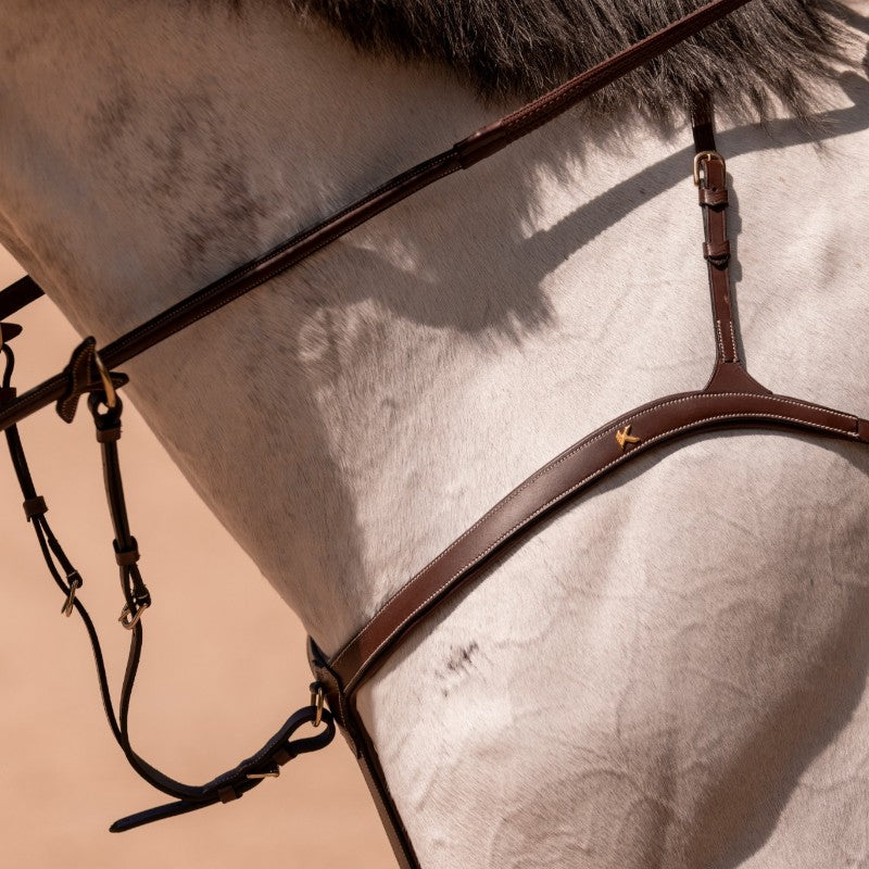 K By Equithème - Collier de chasse 3 points K-KONTOUR havane