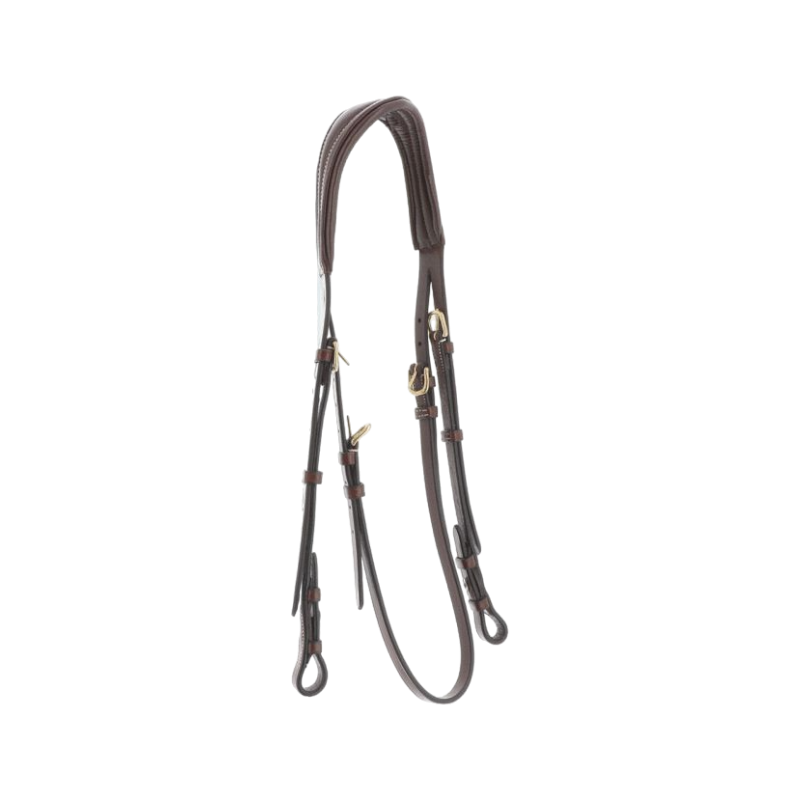 Eric Thomas - Têtière "PRO" soft havane | - Ohlala