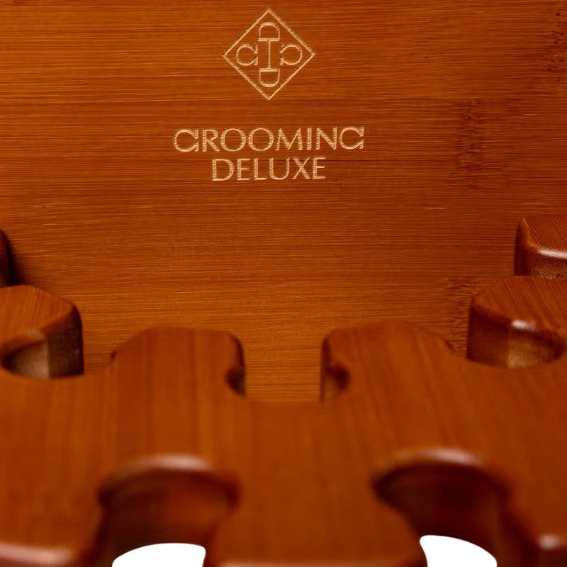Grooming Deluxe - Porte-cravaches rond en bois