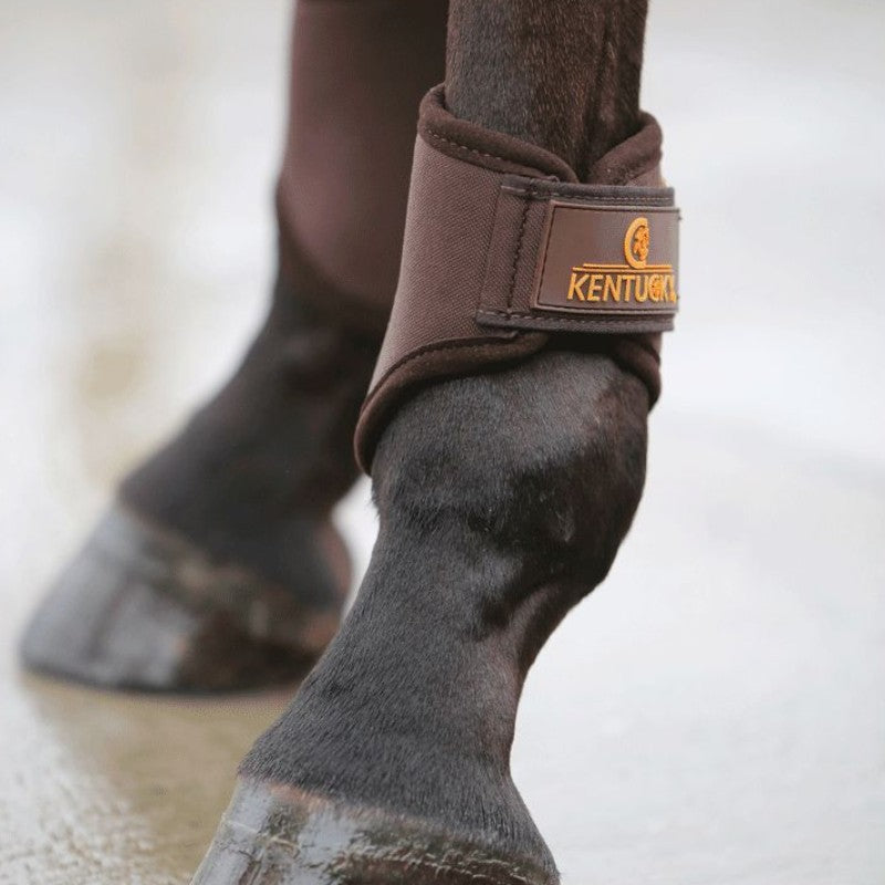 Kentucky Horsewear - Protège-boulets Short 3D Spacer marron | - Ohlala