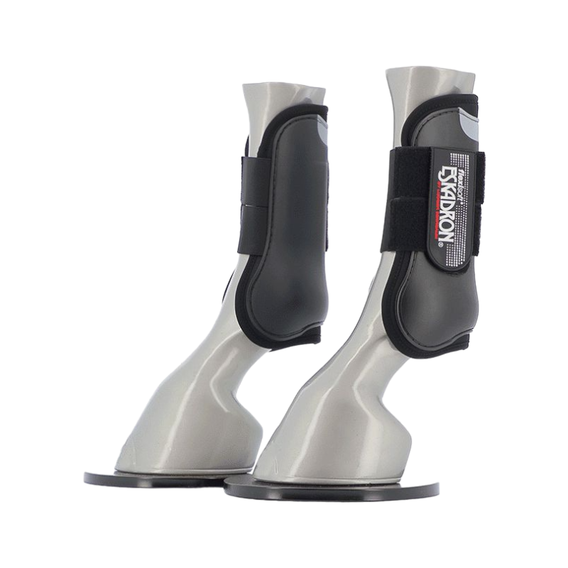 Eskadron - Guêtres ouvertes Flexisoft noir x2 | - Ohlala