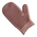 Grooming Deluxe - Gant de Grooming en caoutchouc vieux rose | - Ohlala