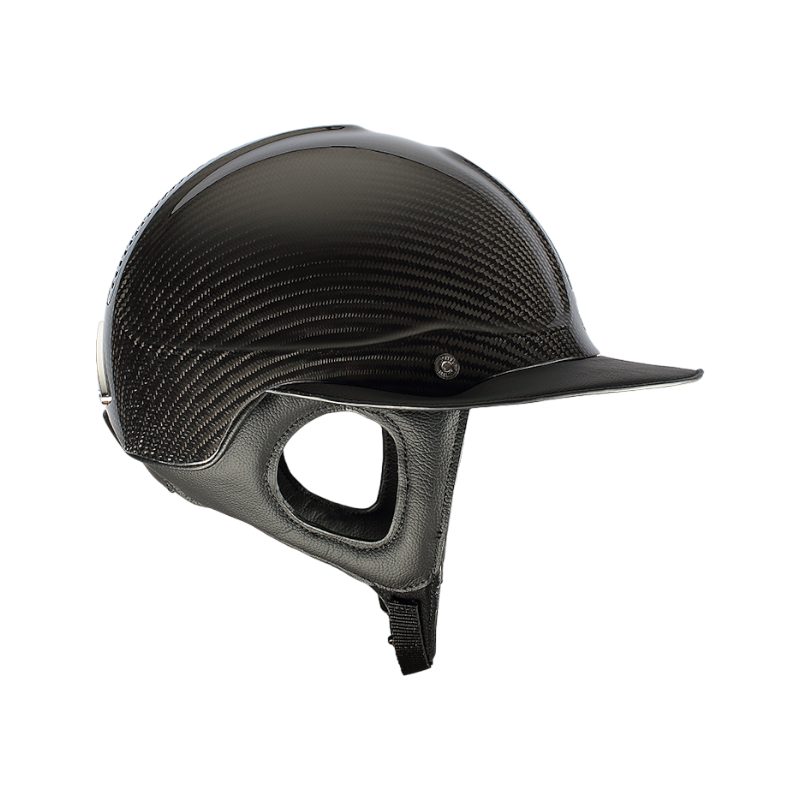 Antarès Sellier - Casque d'équitation Précision Carbone noir visière éclipse | - Ohlala