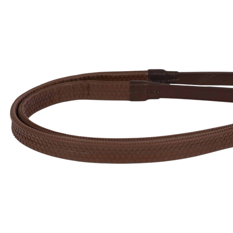 Antarès Sellier - Rênes caoutchouc 16 mm Signature Sport havane | - Ohlala