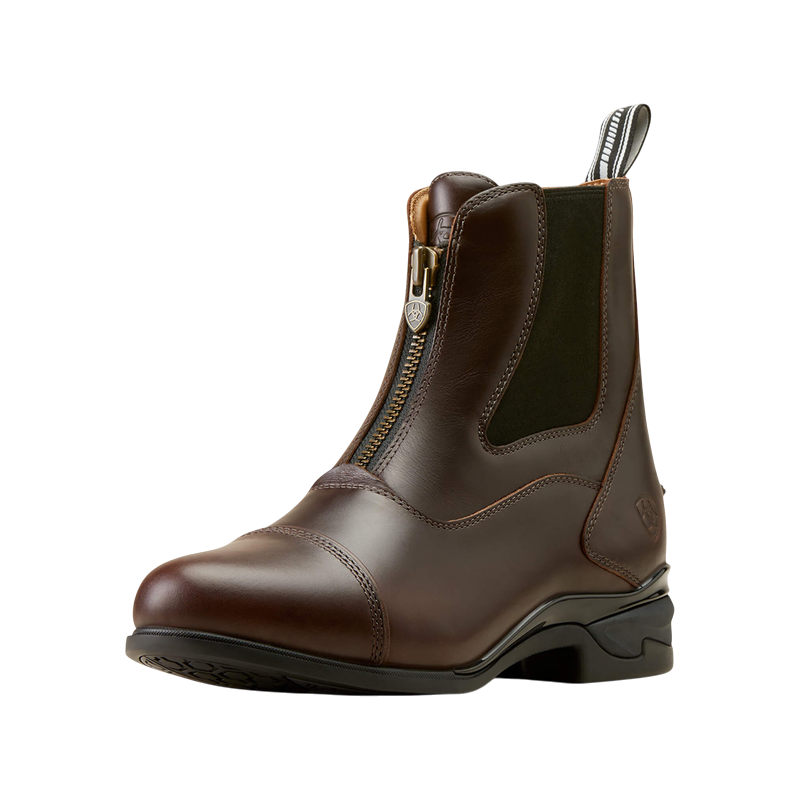 Ariat - Boots d'équitation femme Devon Zip waxed chocolate