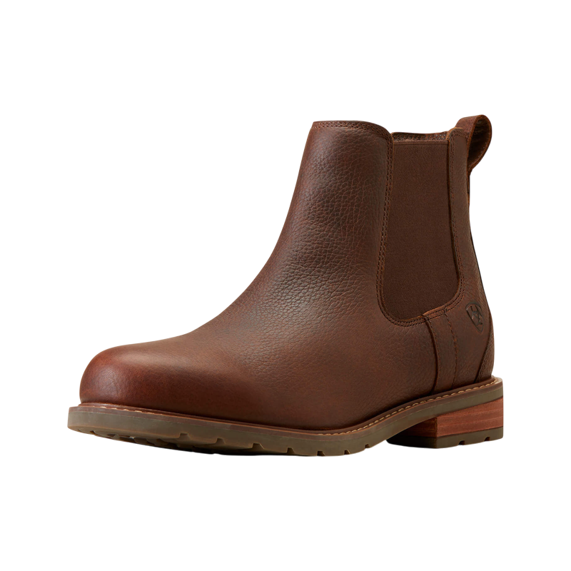 Ariat - Boots imperméables homme Chelsea Wexford dark brown