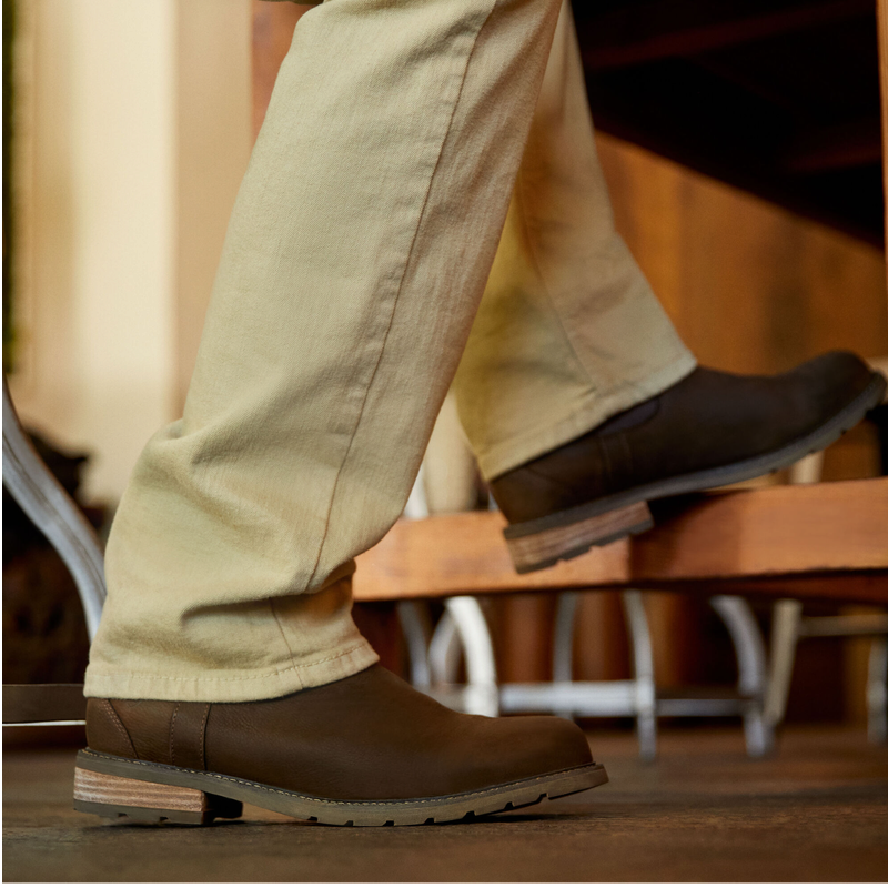 Ariat - Boots imperméables homme Wexford Chelsea java