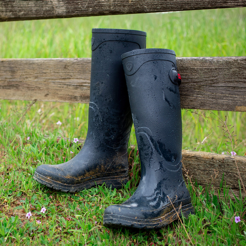 Ariat - Bottes de pluie femme Kelmarsh marine