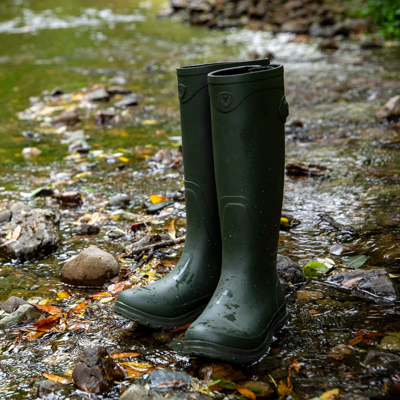 Ariat - Bottes de pluie femme Kelmarsh olive