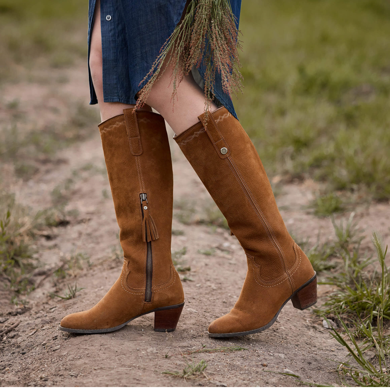 Bottes hautes en cuir femme Blaire chestnut - Ariat