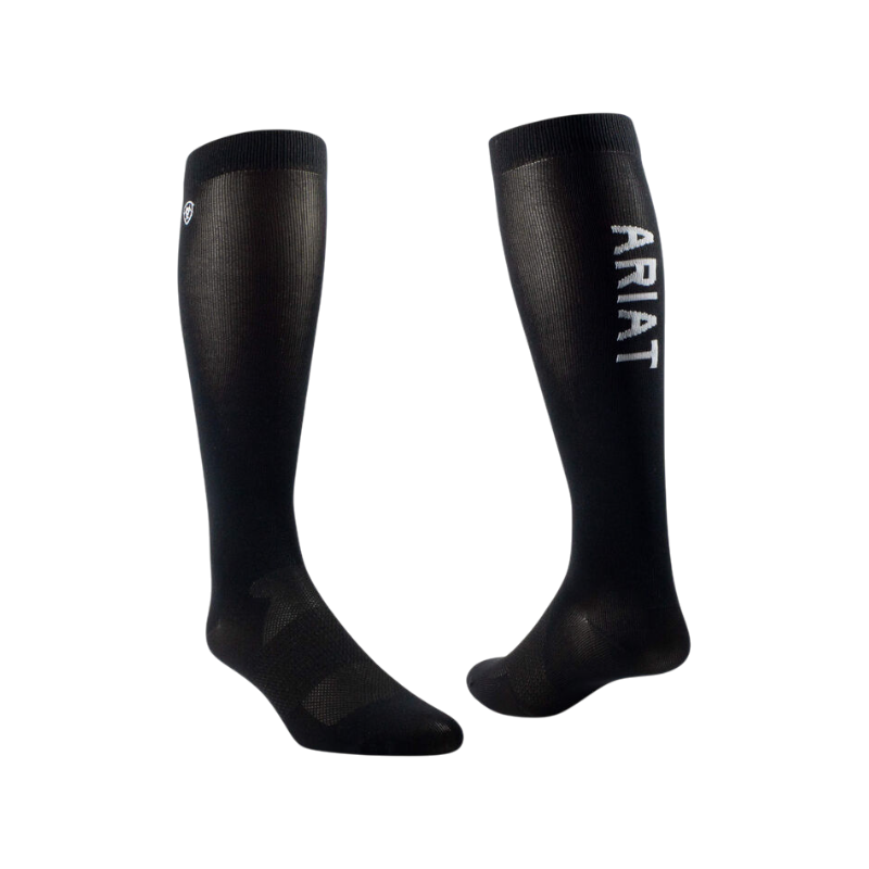 Ariat - Chaussettes d'équitation unisexe Essential Performance noir