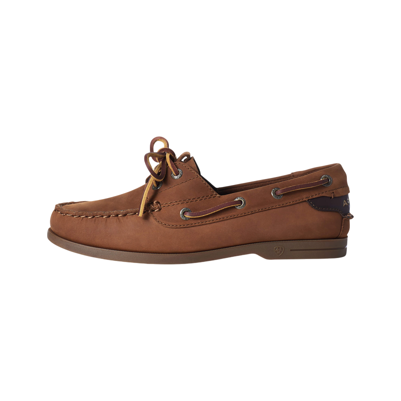 Ariat - Chaussures bateau femme Antigua walnut