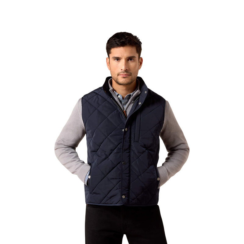 Ariat - Doudoune sans manches homme Two24 Woodgate show navy