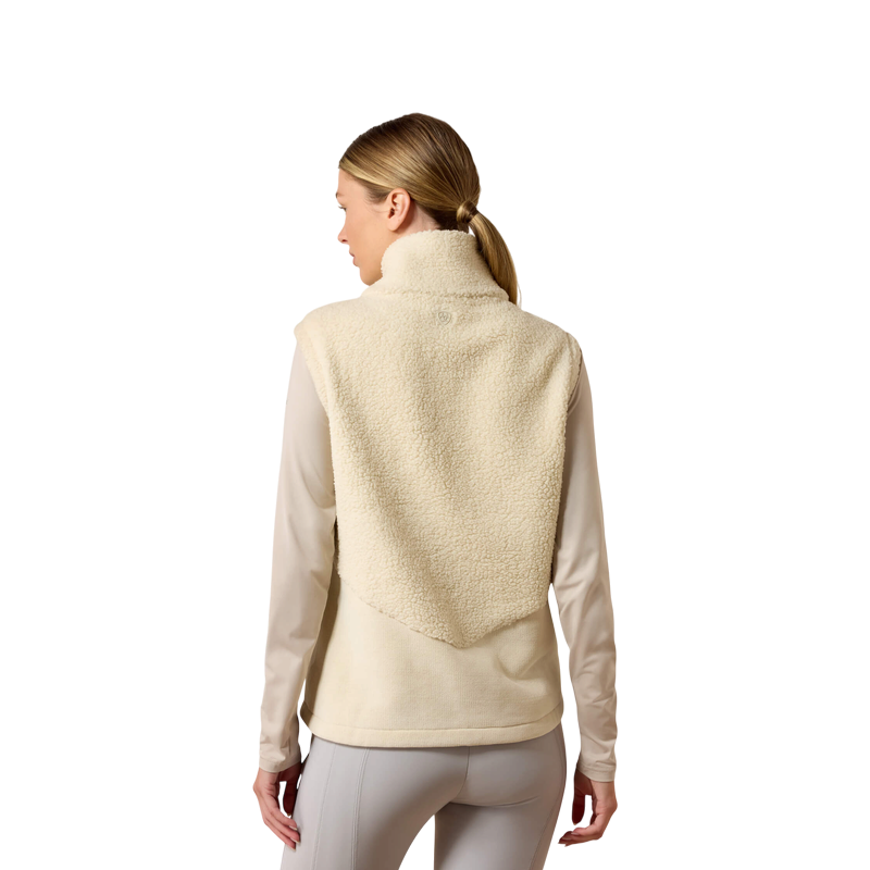 Ariat - Doudoune sans manches polaire femme Laviolette almond milk