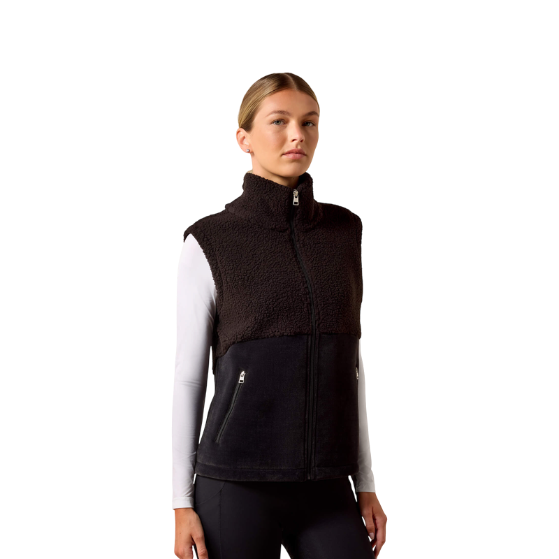 Ariat - Doudoune sans manches polaire femme Laviolette noir