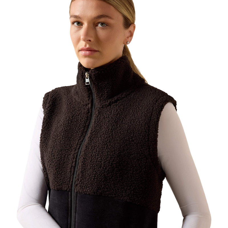 Ariat - Doudoune sans manches polaire femme Laviolette noir