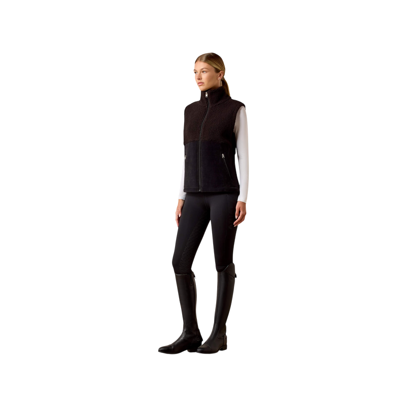 Ariat - Doudoune sans manches polaire femme Laviolette noir