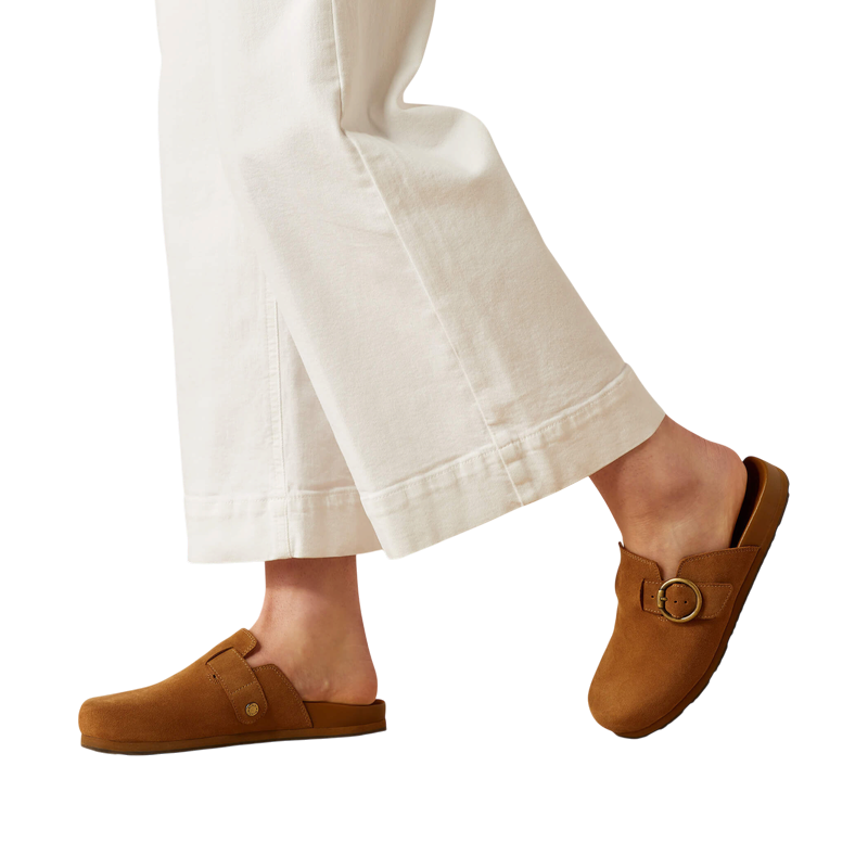 Ariat - Mule femme Country caramel suede