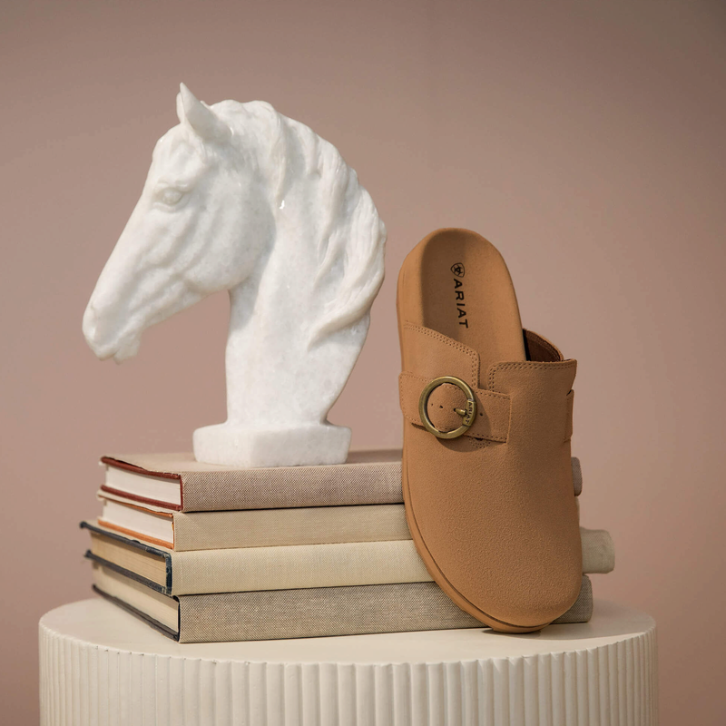 Ariat - Mule femme Country caramel suede
