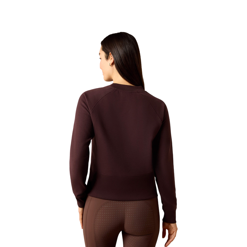 Ariat - Sweat-shirt femme Martine chocolate plum