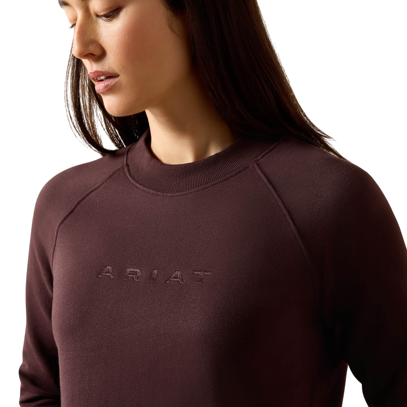 Ariat - Sweat-shirt femme Martine chocolate plum