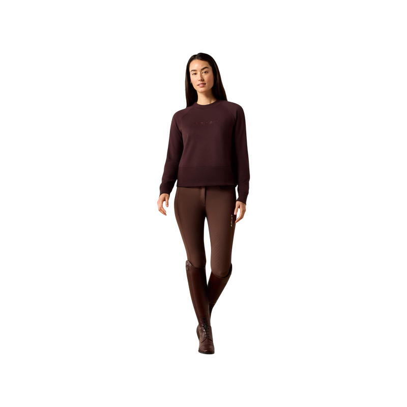 Ariat - Sweat-shirt femme Martine chocolate plum