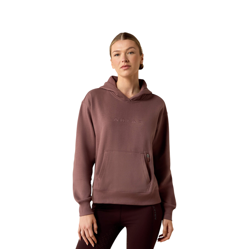 Sweat à capuche femme Martine peppercorn - Ariat