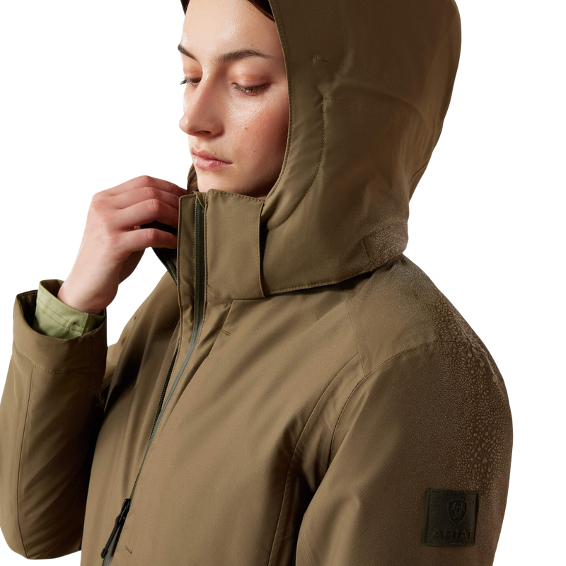 Ariat - Veste imperméable femme Outer Banks kalamata