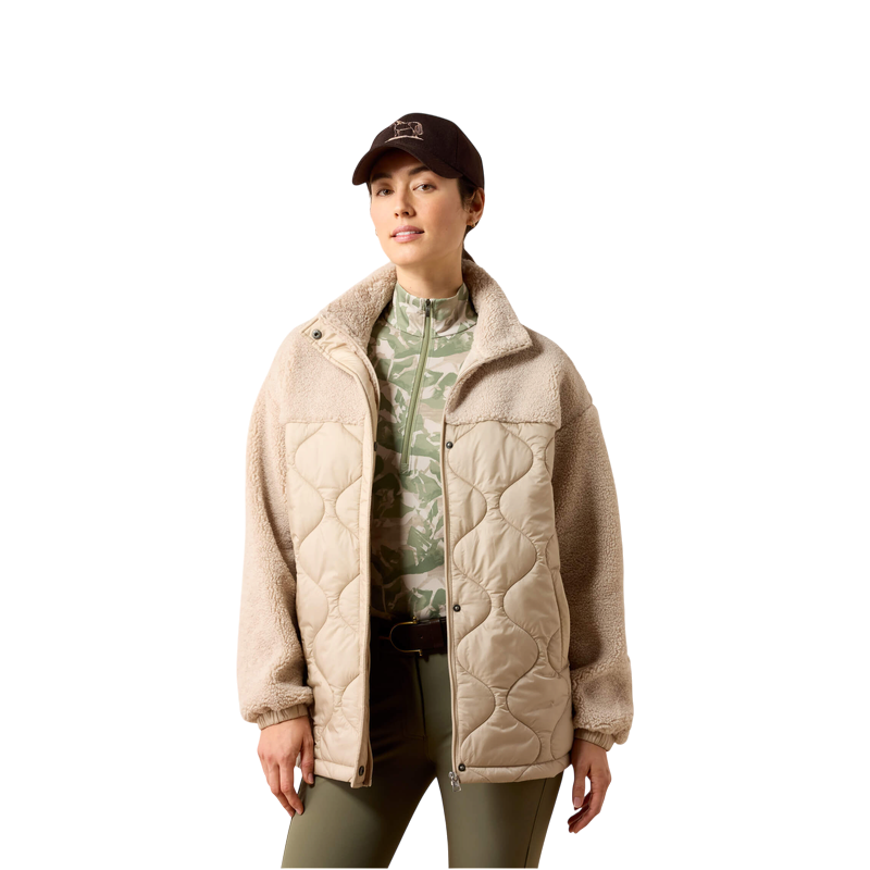 Ariat - Veste matelassée femme Sherpuff chateau grey