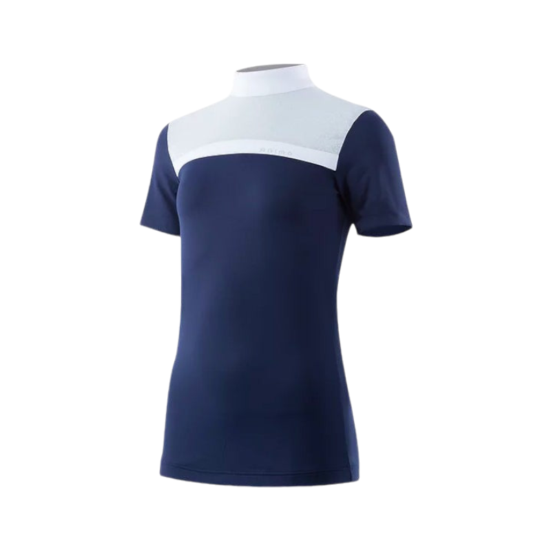 Animo Italia - Polo d'équitation fille Berberis marine | - Ohlala