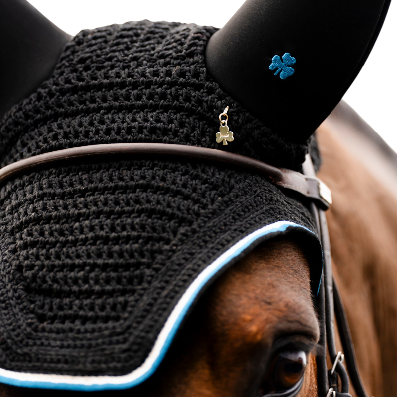 Bucas - Bonnet pour chevaux Anniversary Fly sapphire