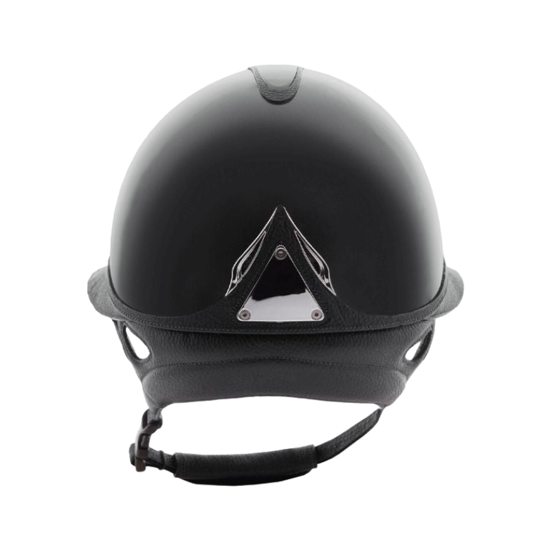 Antarès Sellier - Casque premium vernis gris visière eclipse