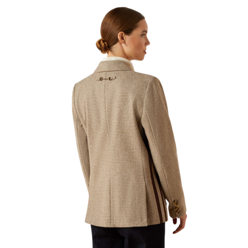 Ariat - Dames blazer Beckfoot camel houndstooth | - Ohlala