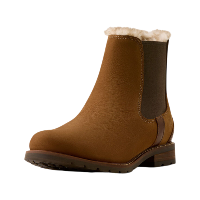 Ariat - Waterdichte damesboots Wexford Sherpa amber bruin | - Ohlala