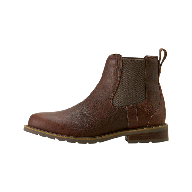 Ariat - Heren leren enkellaarsjes Wexford cognac bison | - Ohlala
