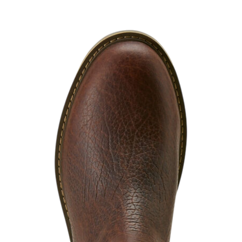 Ariat - Heren leren enkellaarsjes Wexford cognac bison | - Ohlala