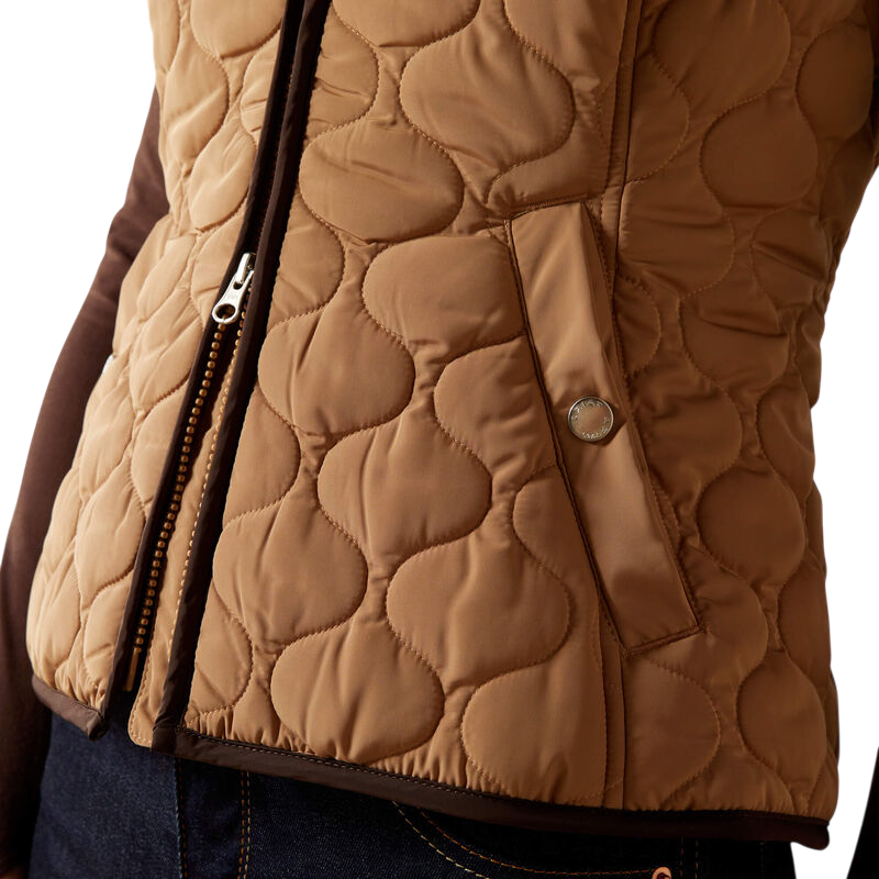 Ariat - Mouwloos donsvestje dames Ashley 2.0 tiger's eye | - Ohlala