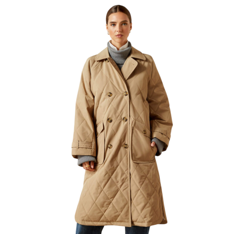 Ariat - Dames mantel Whitby Trench french khaki | - Ohlala
