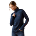 Ariat - Dames pullover met ritskraag Team EQ marine | - Ohlala