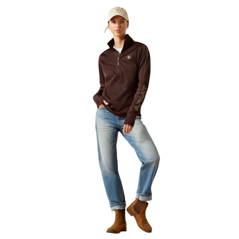 Ariat - Dames trui met ritsluiting Team EQ java | - Ohlala