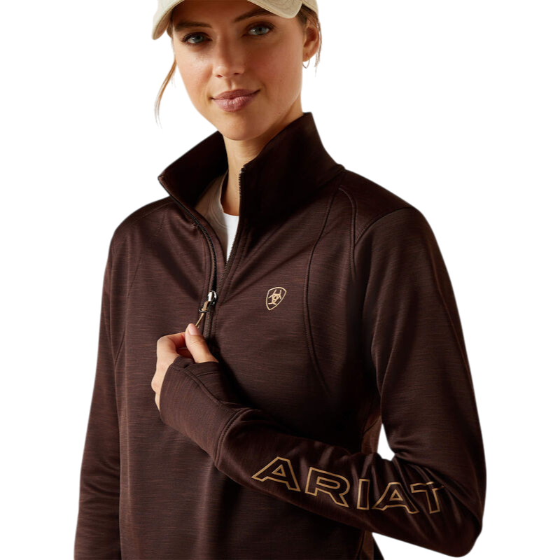 Ariat - Dames trui met ritsluiting Team EQ java | - Ohlala