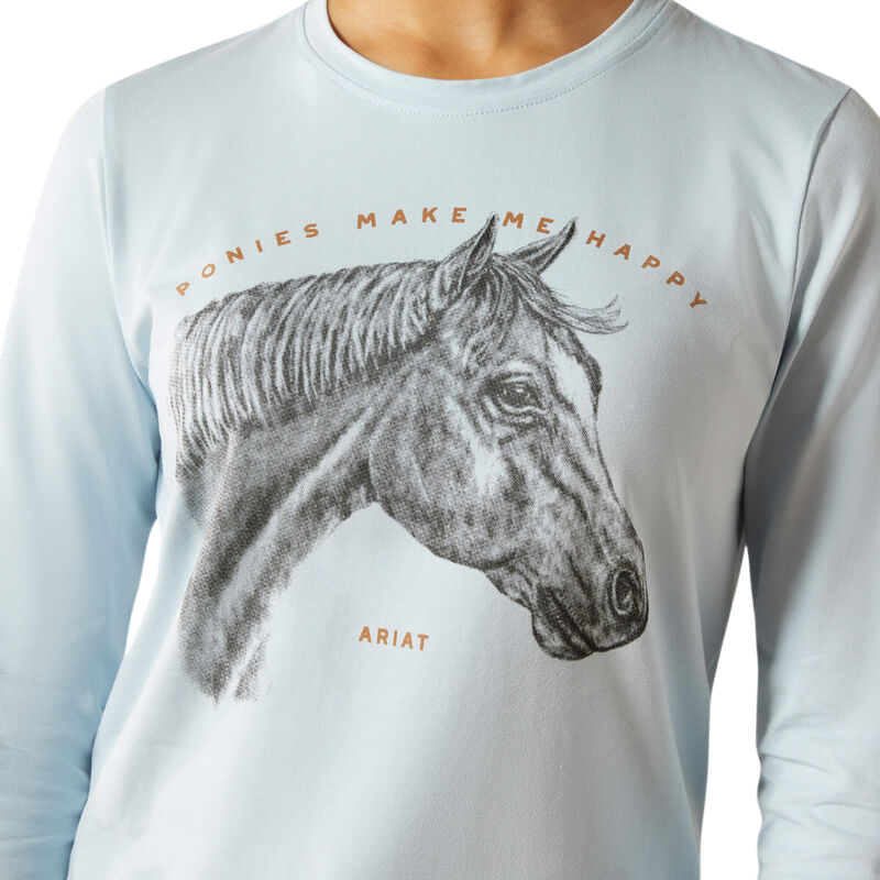 Ariat - Dames longsleeve Happy skyway | - Ohlala