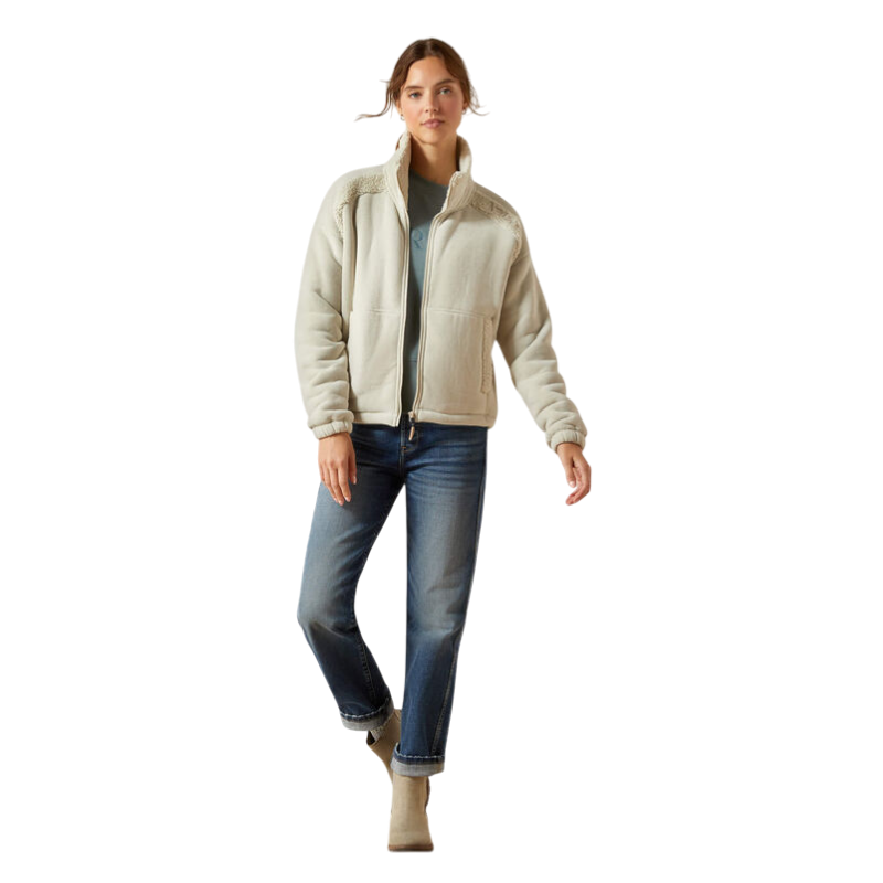 Ariat - Veste zippée femme Lafayette pelican | - Ohlala