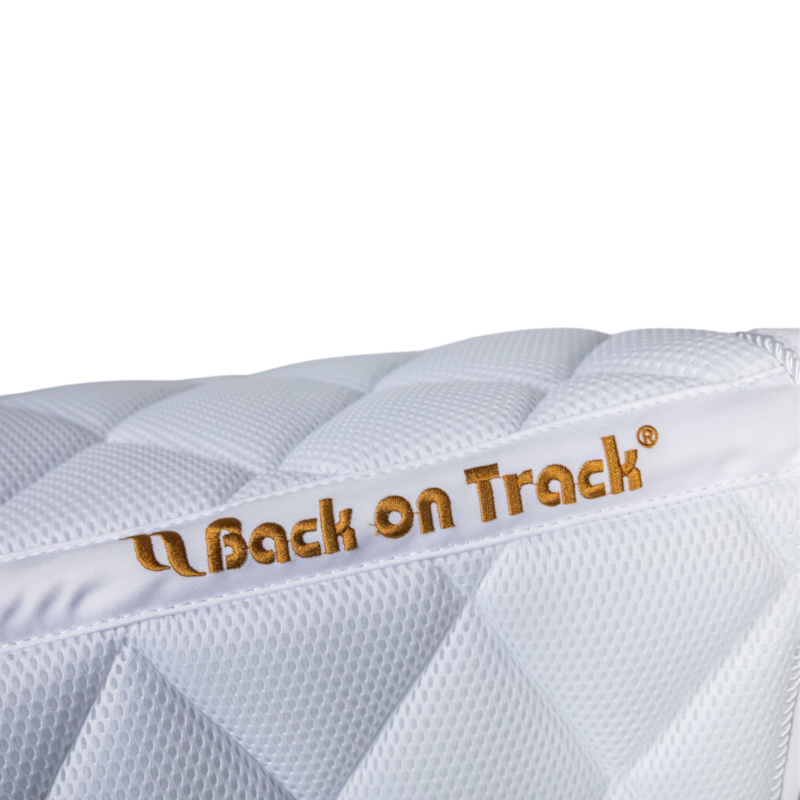 Back On Track - Tapis de selle Airflow blanc