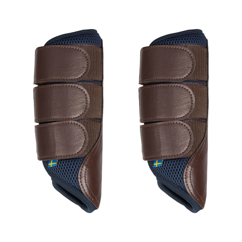 Back On Track - Guêtres souples 3D Mesh Airflow bleu (x2) | - Ohlala