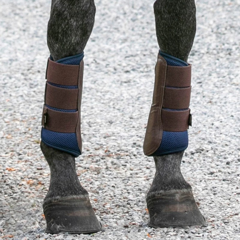 Back On Track - Guêtres souples 3D Mesh Airflow bleu (x2) | - Ohlala